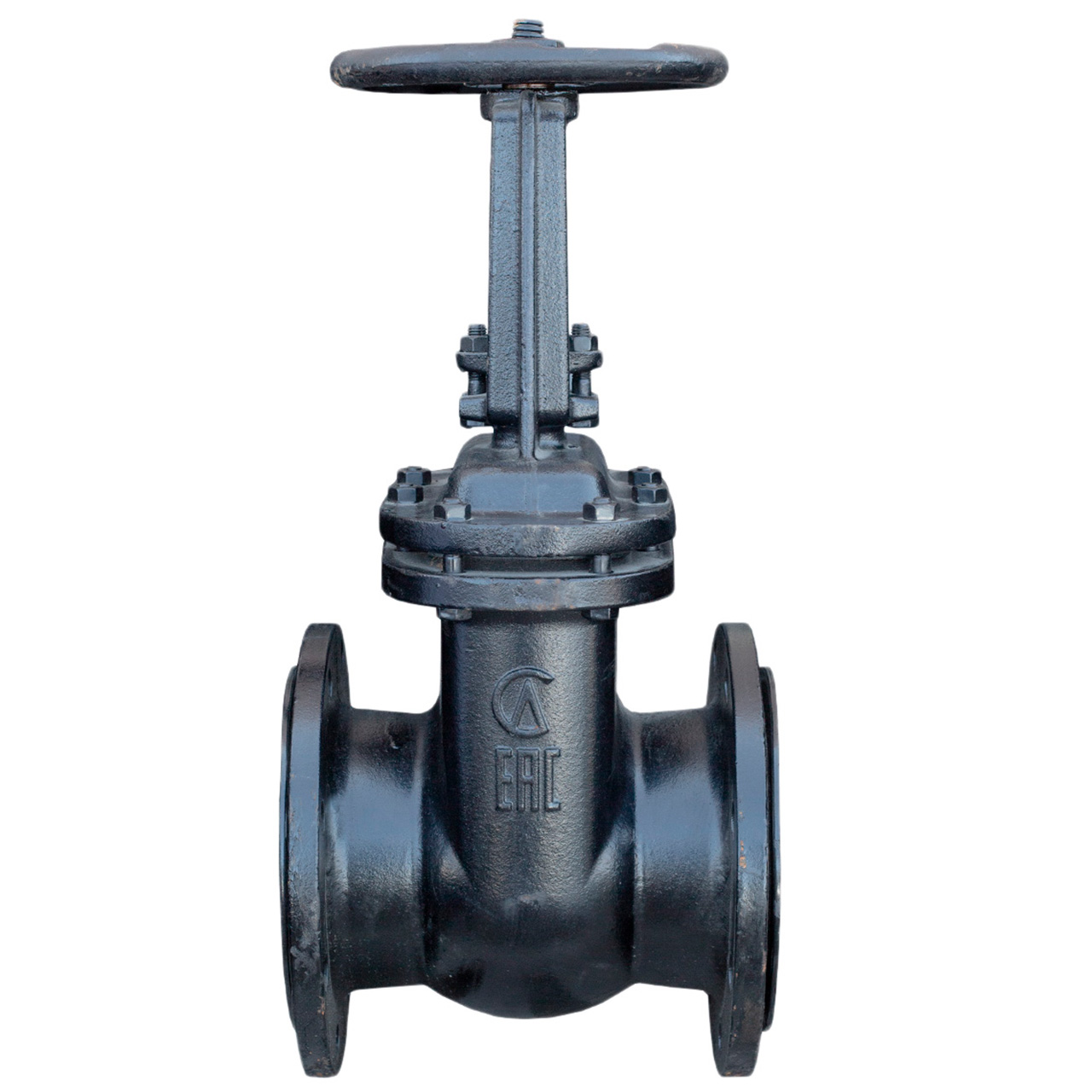 Задвижка чугунная параллельная 30ч6бр Ду 125 Ру 16 (Семёнов)