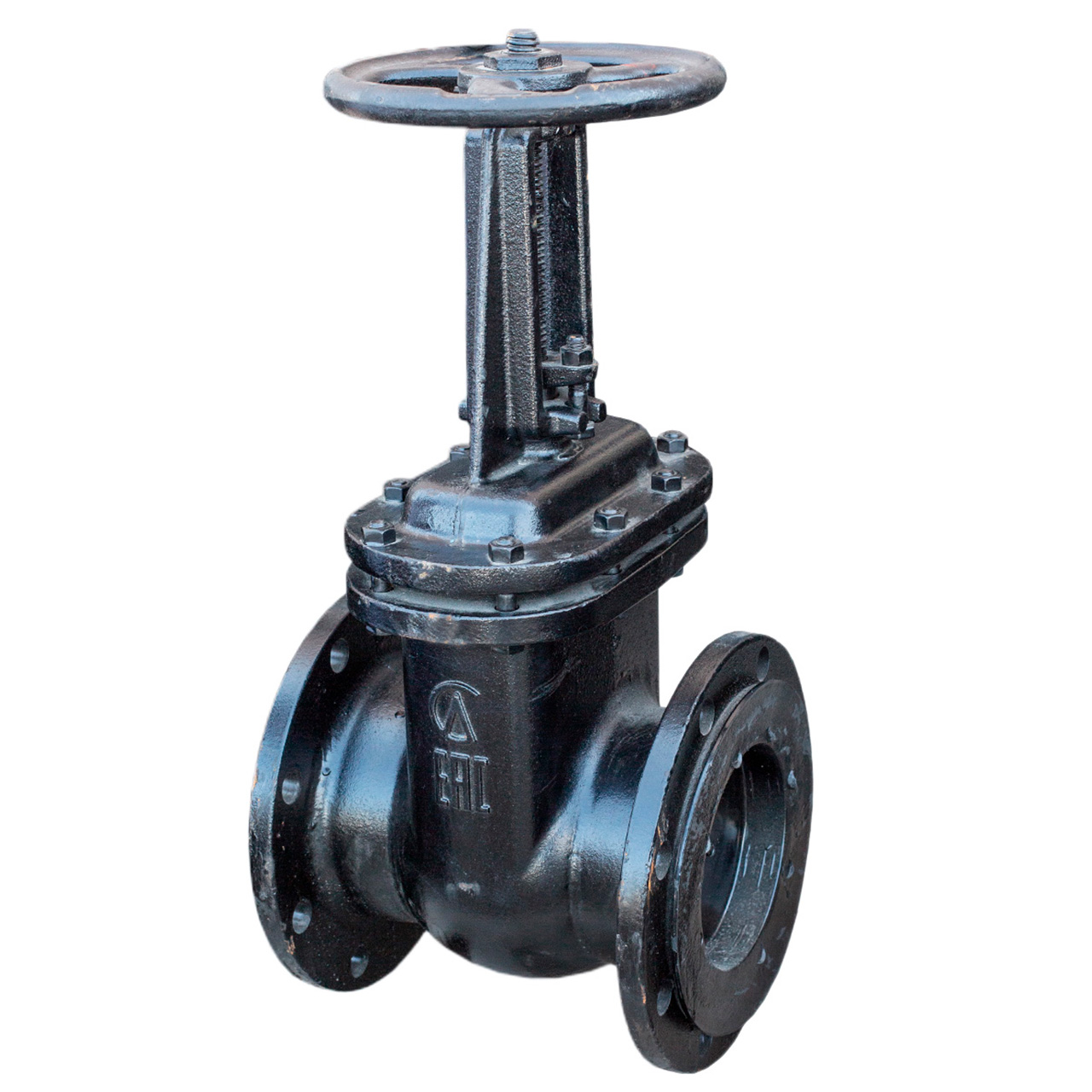 Задвижка чугунная параллельная 30ч6бр Ду 125 Ру 16 (Семёнов)