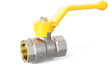 Кран шаровый латунный LD Pride  газ ВР/ВР Ду 40 (1 1/2") Ру 25 рычаг 