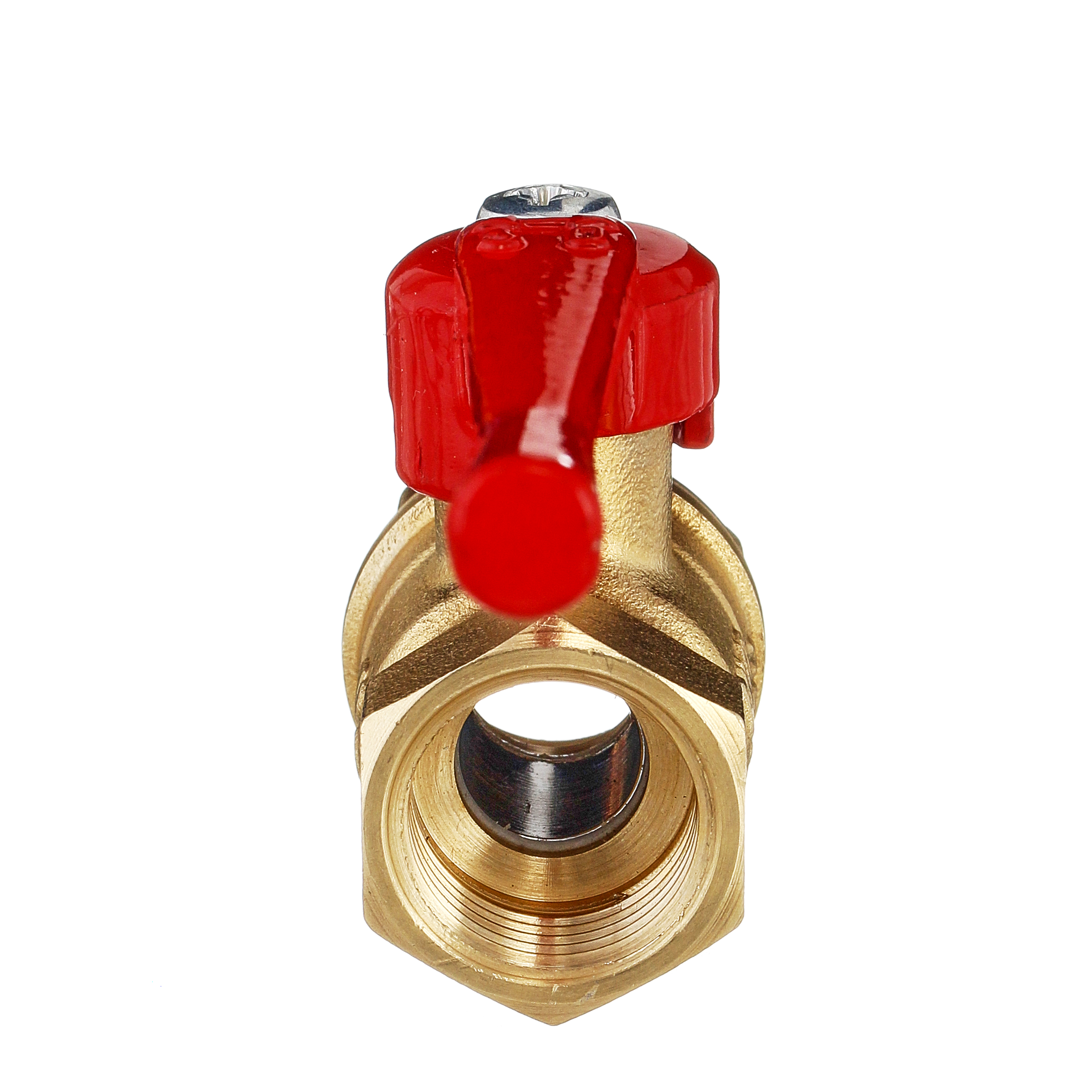 Кран шаровый латунныйБАЗ  11б27п1 вода ВР/ВР Ду 50 (2") Ру 40 рычаг 