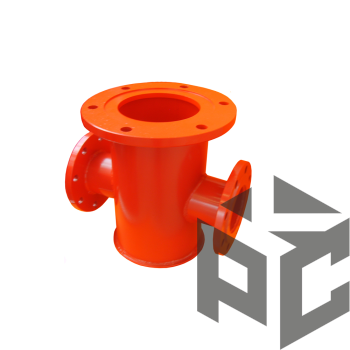 Подставка пожарная стальная ППДФ 300 Ру 10 Техкомплект (усиленная) от производителя "Рускон"