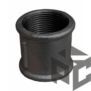 Муфта чугун ВР/ВР Ду 40 (1 1/2") (ЕЕ 45) ГОСТ 8955-75 от производителя "Рускон"