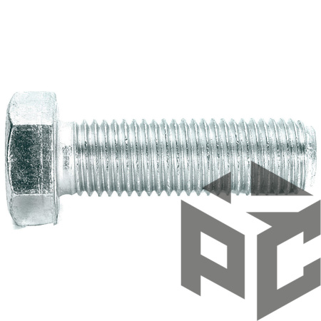 Болт оцинкованный М12х80 ГОСТ 7798-70   от производителя "Рускон"