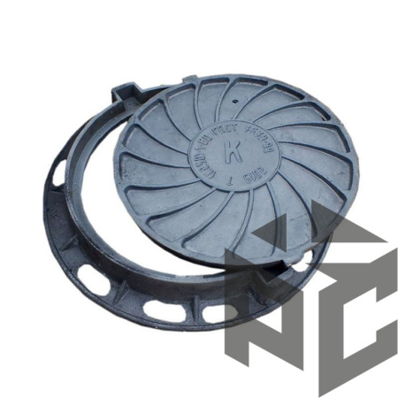 Люк чугун (средний) А30 Ду740х80мм (12.5т) Сантехпром от производителя "Рускон"