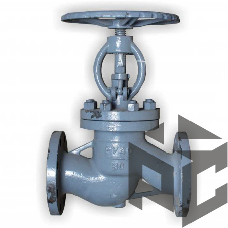 Клапан (вентиль) запорный стальной 15с9бк Ду 15 Ру  от производителя "Рускон"