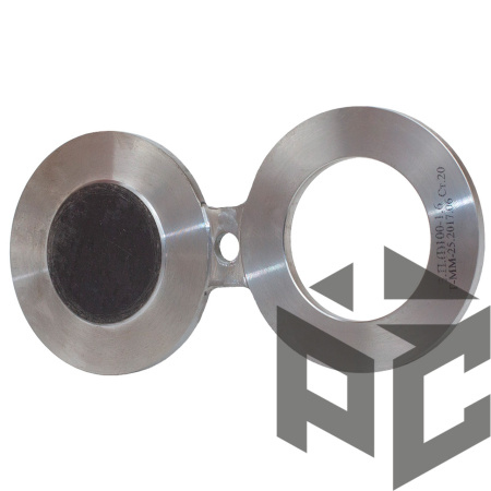 Заглушка поворотная ЗП (I)-125-10 ст.09Г2С Т-ММ-25-2017-06 от производителя "Рускон"