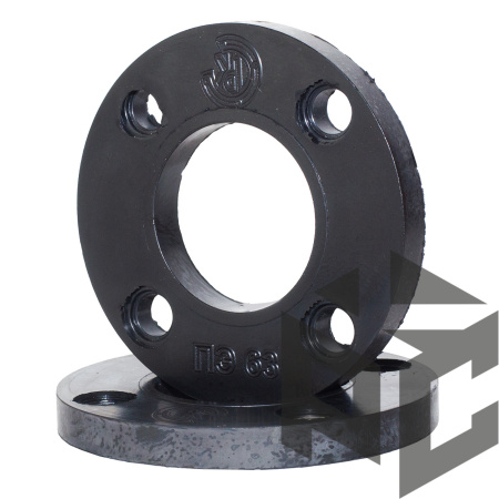 Фланец с полимерным покрытием Ду 65 (ПЭ 75) Ру 16 (2 мм) Техкомплект от производителя "Рускон"