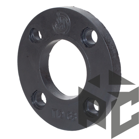 Фланец с полимерным покрытием Ду 50 (ПЭ 63) Ру 10-16 (5 мм) Техкомплект от производителя "Рускон"